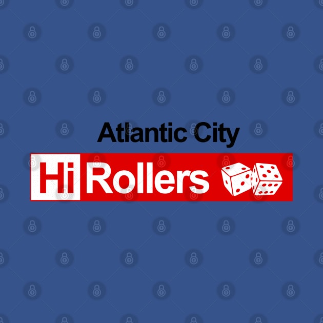 Defunct Atlanta City Hi Rollers Basketball CBA by LocalZonly