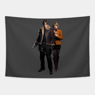 Leon And Ashley Remake Tapestry