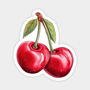 Cherries Art Magnet