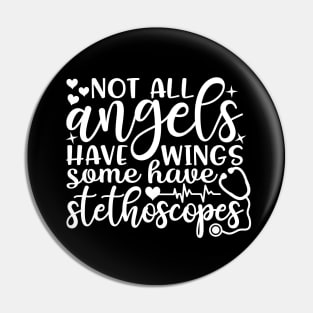 Stethoscopes - inspirational teacher quote (white) Pin