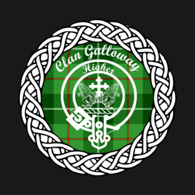 Clan Galloway surname last name tartan crest badge Galloway TShirt