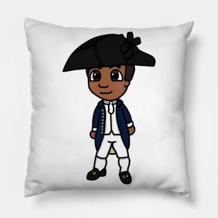 Chibi James Forten (Large Print) Pillow