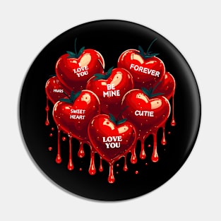 Valentine's Day Hearts Pin