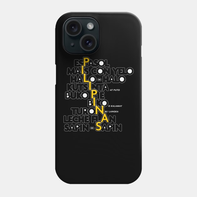 Pilipinas-Philippines All Time Favorite Desserts Phone Case by Design_Lawrence