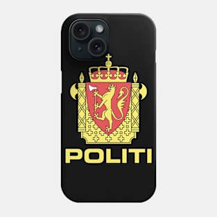 Norwegian Police (black) Phone Case