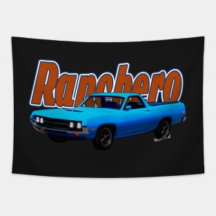 1970 Ranchero Dominican Beach Sunrise Tapestry