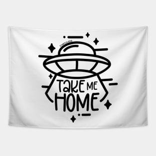 Take Me Home UFO Tapestry