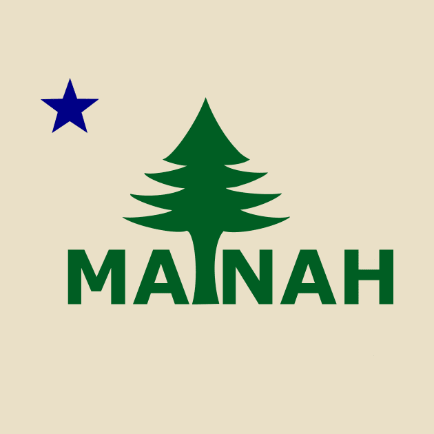 Maine flag by Mainahste