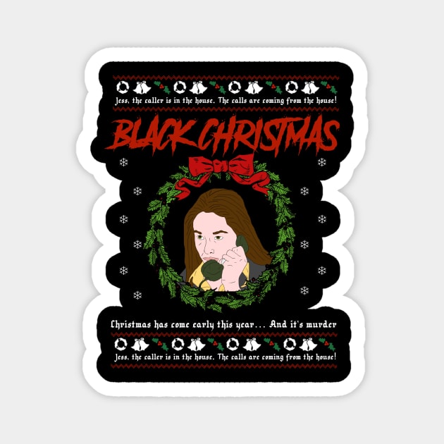 Black Christmas Magnet by VideoNasties