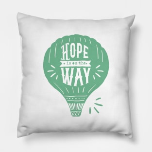 'Hope Is On The Way' Food and Water Relief Shirt Pillow