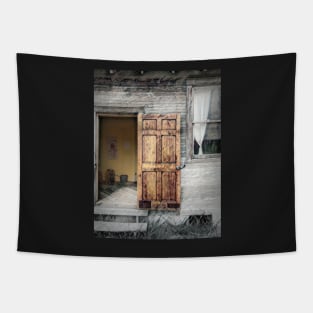 Window and Door Dust Bowl House Tapestry