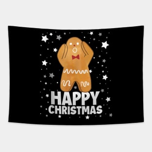 Gingerbread  - Xmas Family Matching Group - Happy Christmas - Merry Christmas Tapestry