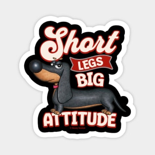 Cute Funny Dachshund Doxie Dog Attitude Magnet