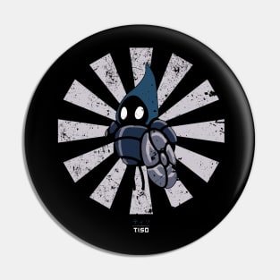 Tiso Retro Japanese Hollow Knight Pin