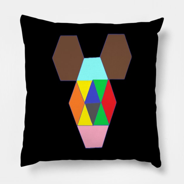 Hyper Mouse Pillow by Gett