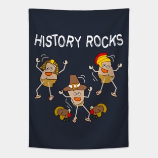 History Rocks Light Tapestry