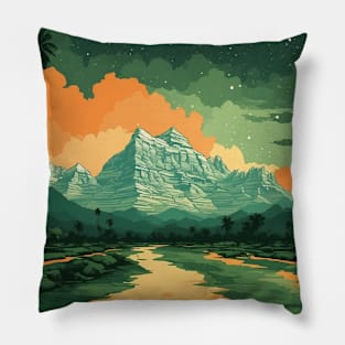 Bhopal India Vintage Tourism Travel Pillow