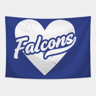 Vintage Falcons School Spirit // High School Football Mascot // Go Falcons Tapestry