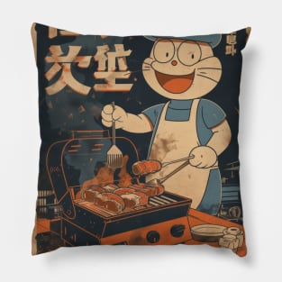 Vintage BBQ Fun Pillow