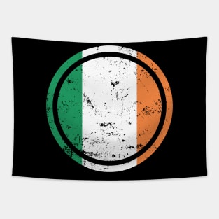 Circle Flag of Ireland Irish St Patrick's Day Tapestry