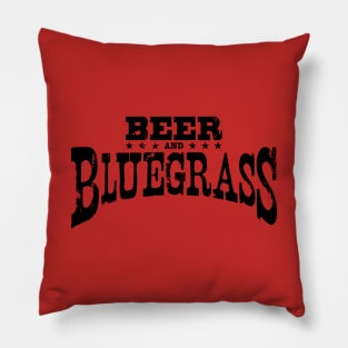 Beer and Bluegrass Pillow