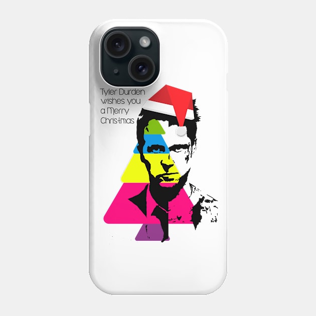 tyler durden christmas Phone Case by Clathrus