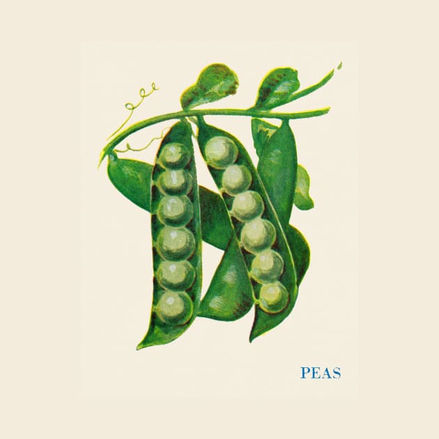 Illustration of Peas (1915) by WAITE-SMITH VINTAGE ART