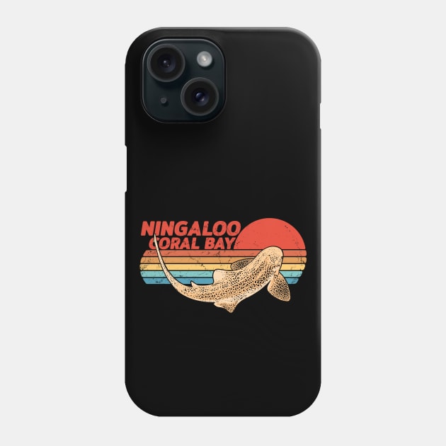 Ningaloo Coral Bay Zebra Shark Phone Case by NicGrayTees