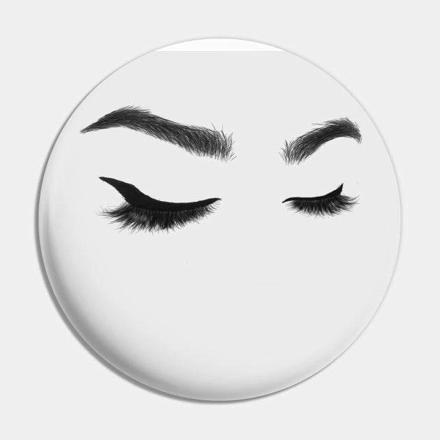 Lashes Pin by Mod Art