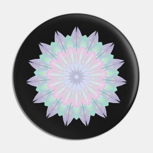 Purple bloom Mandala Pin