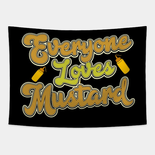 Everyone loves mustard Tapestry by Simmerika