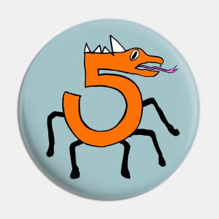 Monster Number 5 - happy 5th birthday little monster! Pin