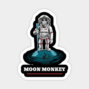 Moon Monkey Magnet