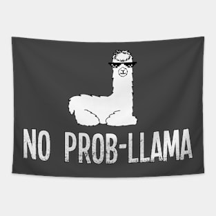 NO PROB-LLAMA THUG LIFE FUNNY ART Tapestry