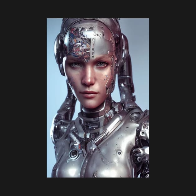 Cyborg Girl Electronic Fiction by IvaCybergirls