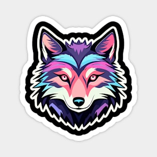 Wolf Illustration Magnet