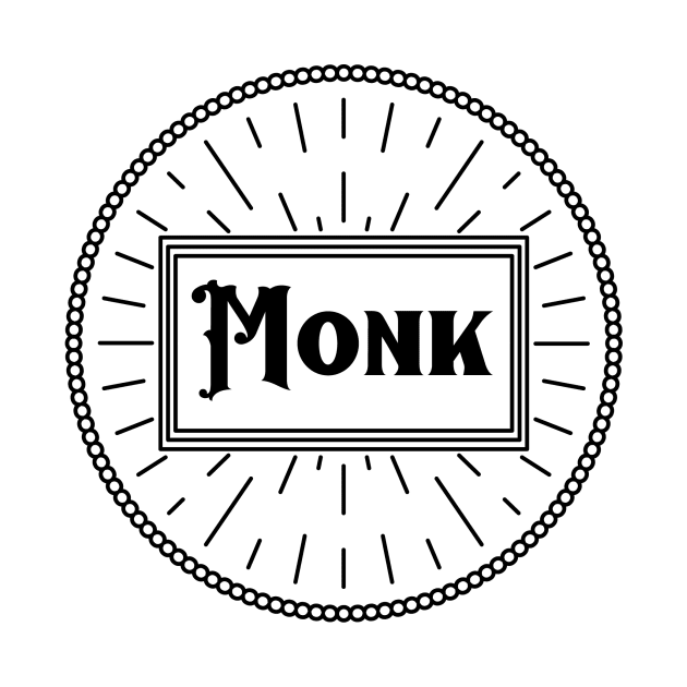 DnD Monk - Light by banditotees