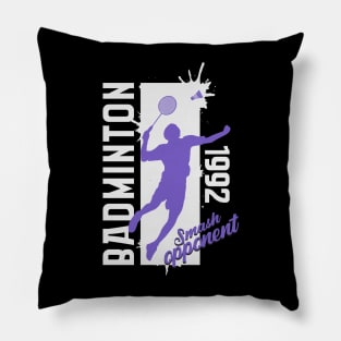 Badminton Design Gift Pillow