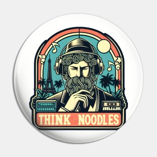 Think Noodles - Music Man Pin