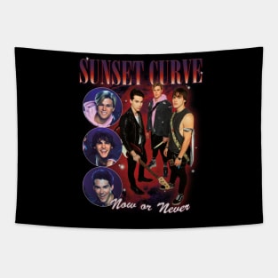 SUNSET CURVE Band Bootleg Tapestry