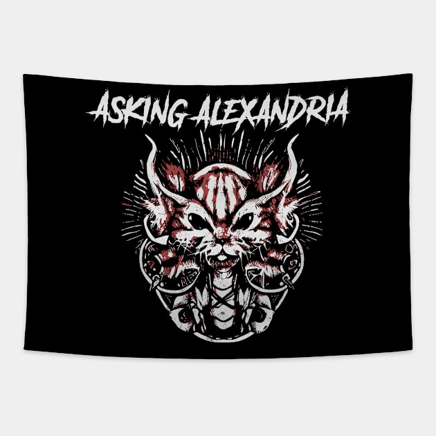 asking alexandria dark fox Tapestry by low spirit