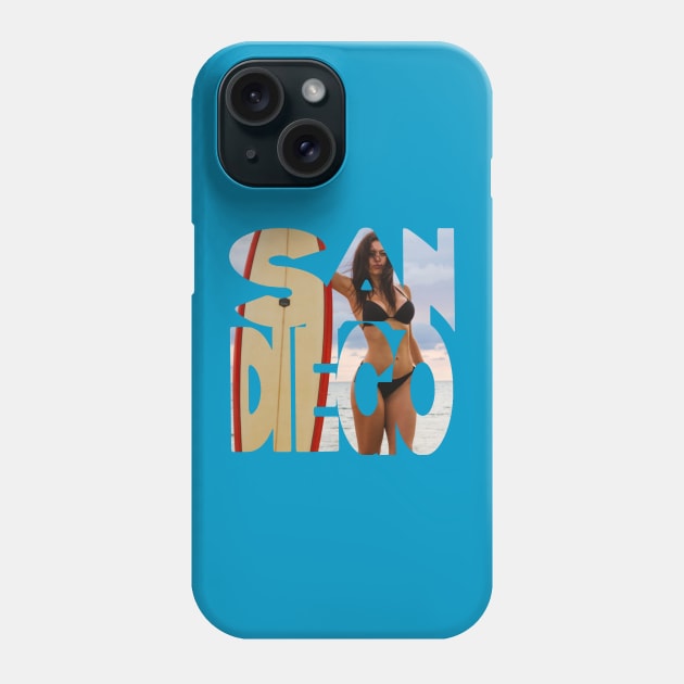 San Diego Phone Case by AndrewKennethArt