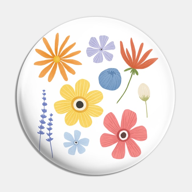 Flowers design Pin by thecolddots