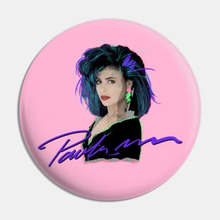 PAULA ABDUL 80S RETRO STYLE Pin