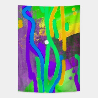 Drippity Drop Abstract design Tapestry