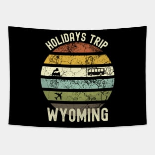 Holidays Trip To Wyoming, Family Trip To Wyoming, Road Trip to Wyoming, Family Reunion in Wyoming, Holidays in Wyoming, Vacation in Wyoming Tapestry