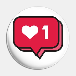 Like notification sticker Pin