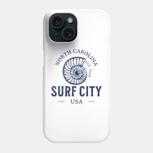 Surf City, NC Summertime Vacationing Seashell Phone Case