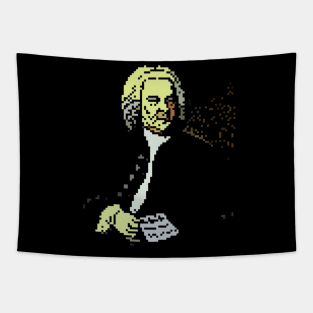 J.S. Bach 8-Bit Pixel Art Tapestry