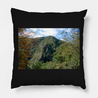 Bodetal, rock, cliff, cliff, Thale, Harz, Germany, autumn Pillow